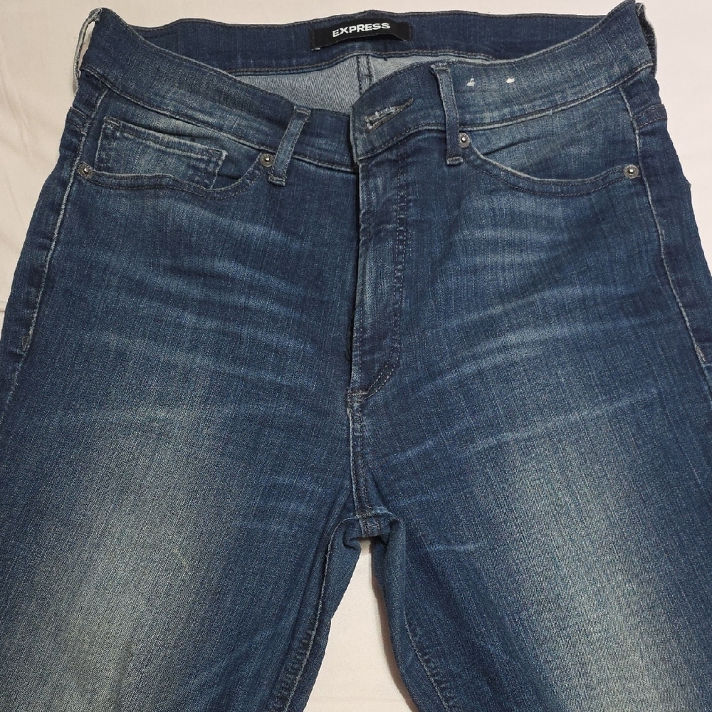 Express Men's Dark Blue Slim Jeans